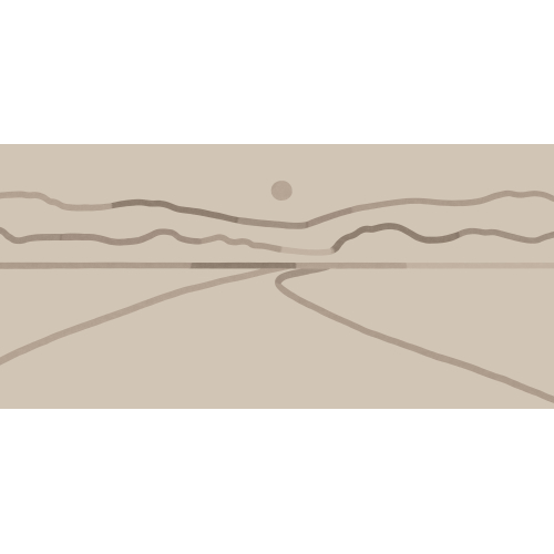 Papier peint panoramique Horizon - Collection Blanche Daramir - Acte-Deco