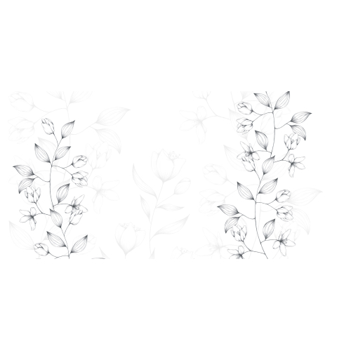 Printemps panoramic wallpaper - Lulu au crayon collection Acte-Deco