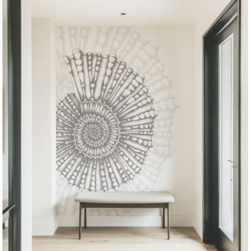 Papier peint panoramique Coquillage - Collection Luluaucrayon - Acte-Deco
