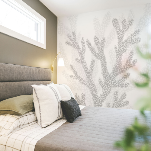 Printemps panoramic wallpaper - Lulu au crayon collection Acte-Deco