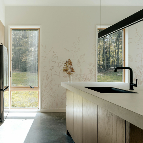 Panorama-Vliestapete In den Feldern - Kollektion Lulu au Bleyon - Acte-Deco