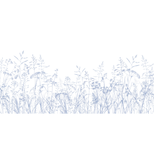 Papier peint panoramique Dans les champs - Collection Lulu au crayon - Acte-Deco
