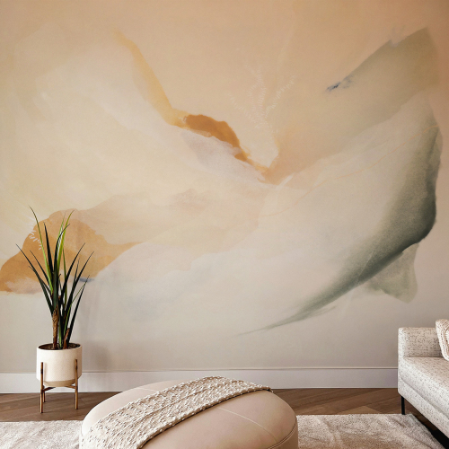 Crepuscular panoramic wallpaper - Collection Noëmie Krey - Acte-Deco