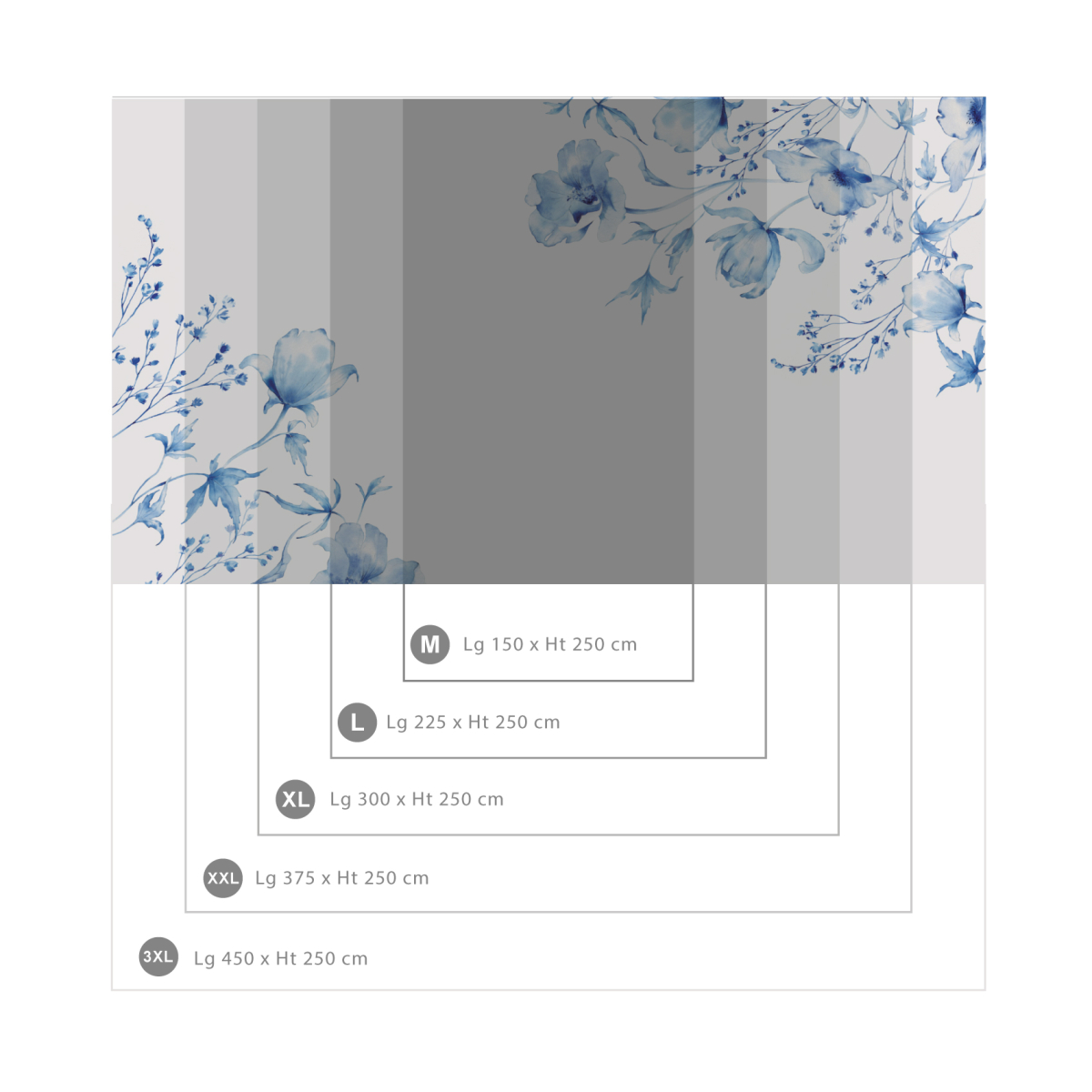 Panoramic wallpaper in Azulejos tile style - Jessica Le Divenah collection - Acte-Deco