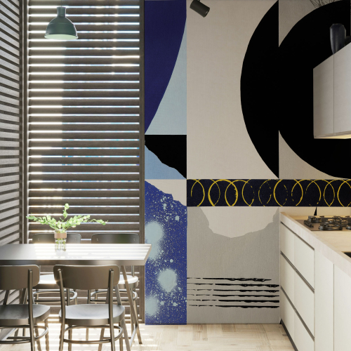 Panorama-Vliestapete Abstraktion 1 - Stend Ack Collection - - Acte-Deco