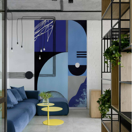 Panorama-Tapete Abstraction 3 - Stend Ack Collection - Acte-Deco