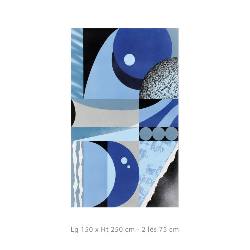 Panorama-Vliestapete Abstraktion 4 - Stend Ack Collection - Acte-Deco