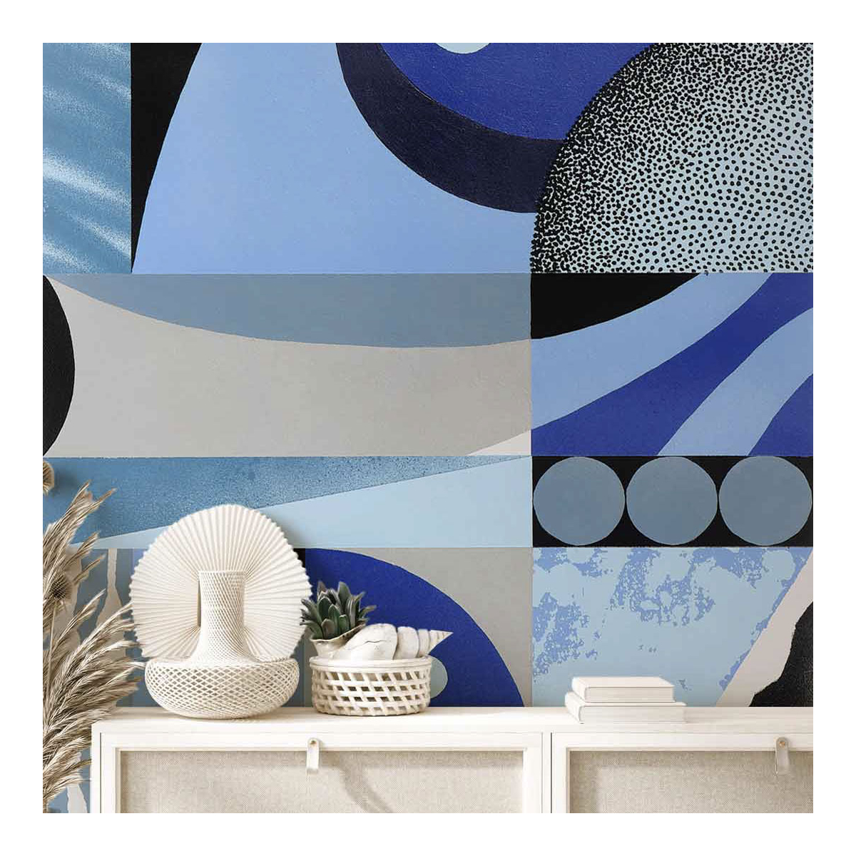 Panorama-Vliestapete Abstraktion 4 - Stend Ack Collection - Acte-Deco