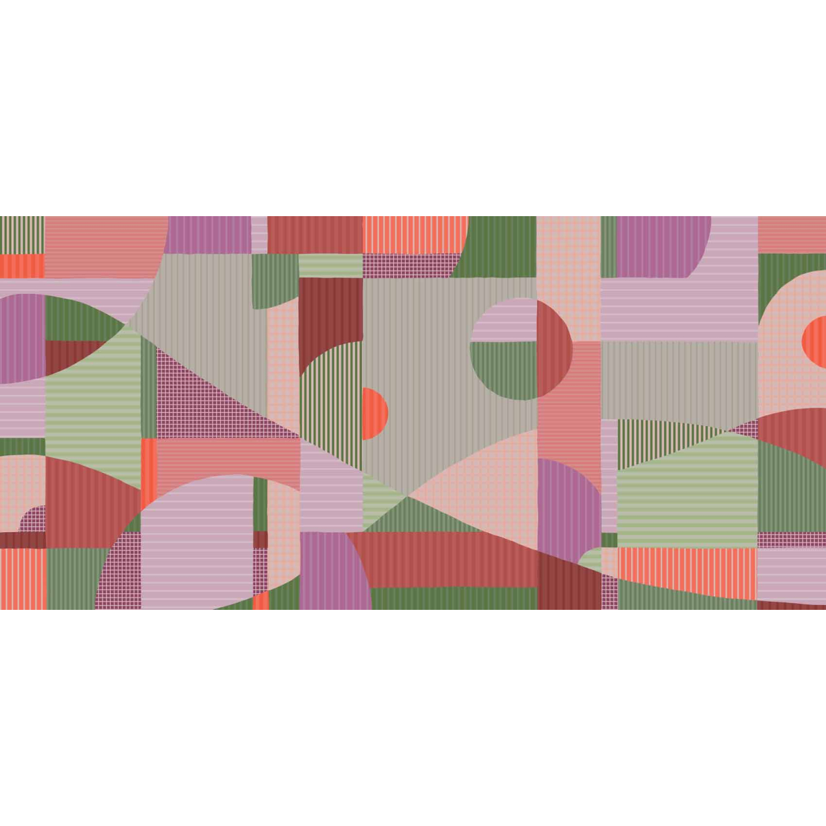 Papier peint panoramique Harmonies linéaires - Collection Axelle Design - Acte-Deco