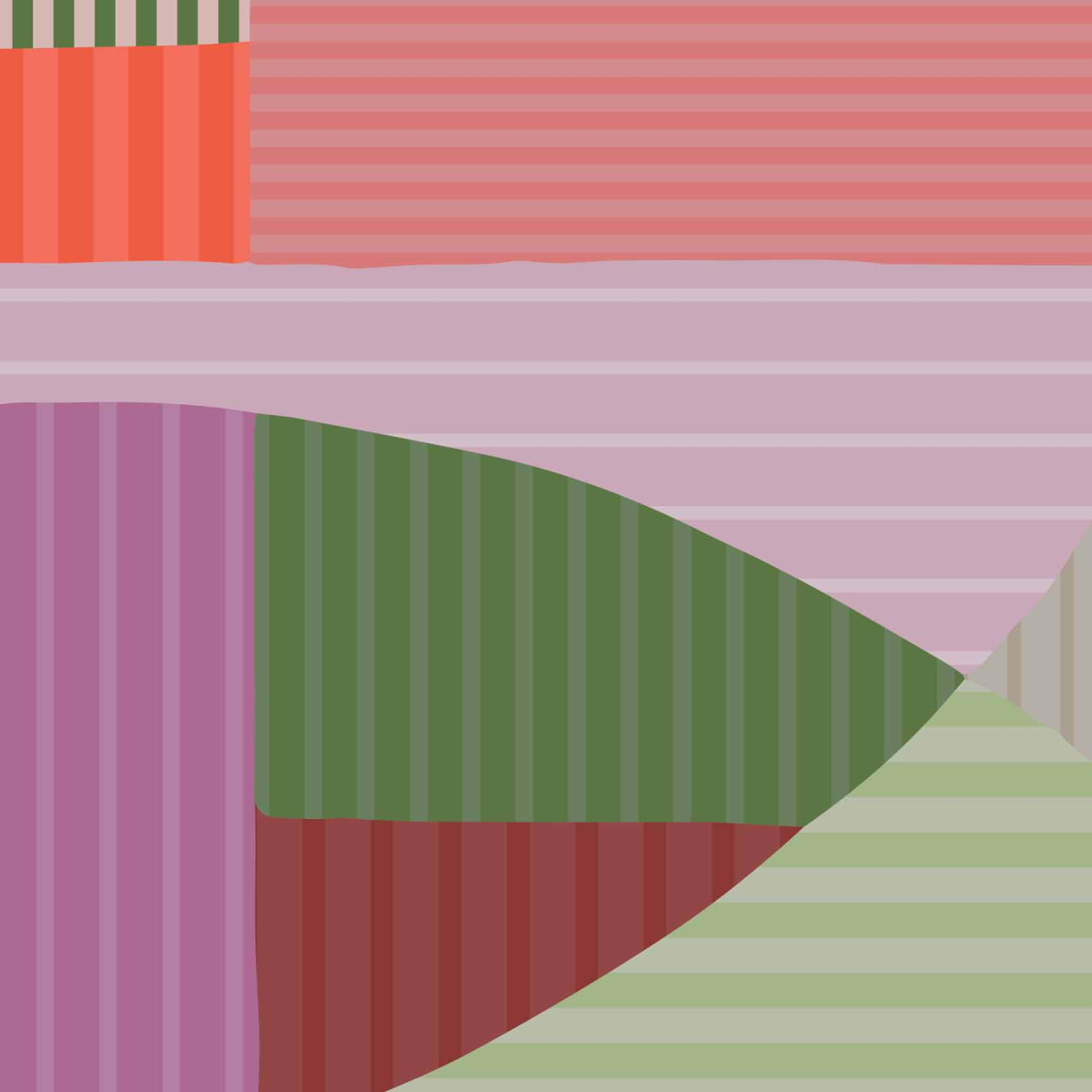 Papier peint panoramique Harmonies linéaires - Collection Axelle Design - Acte-Deco