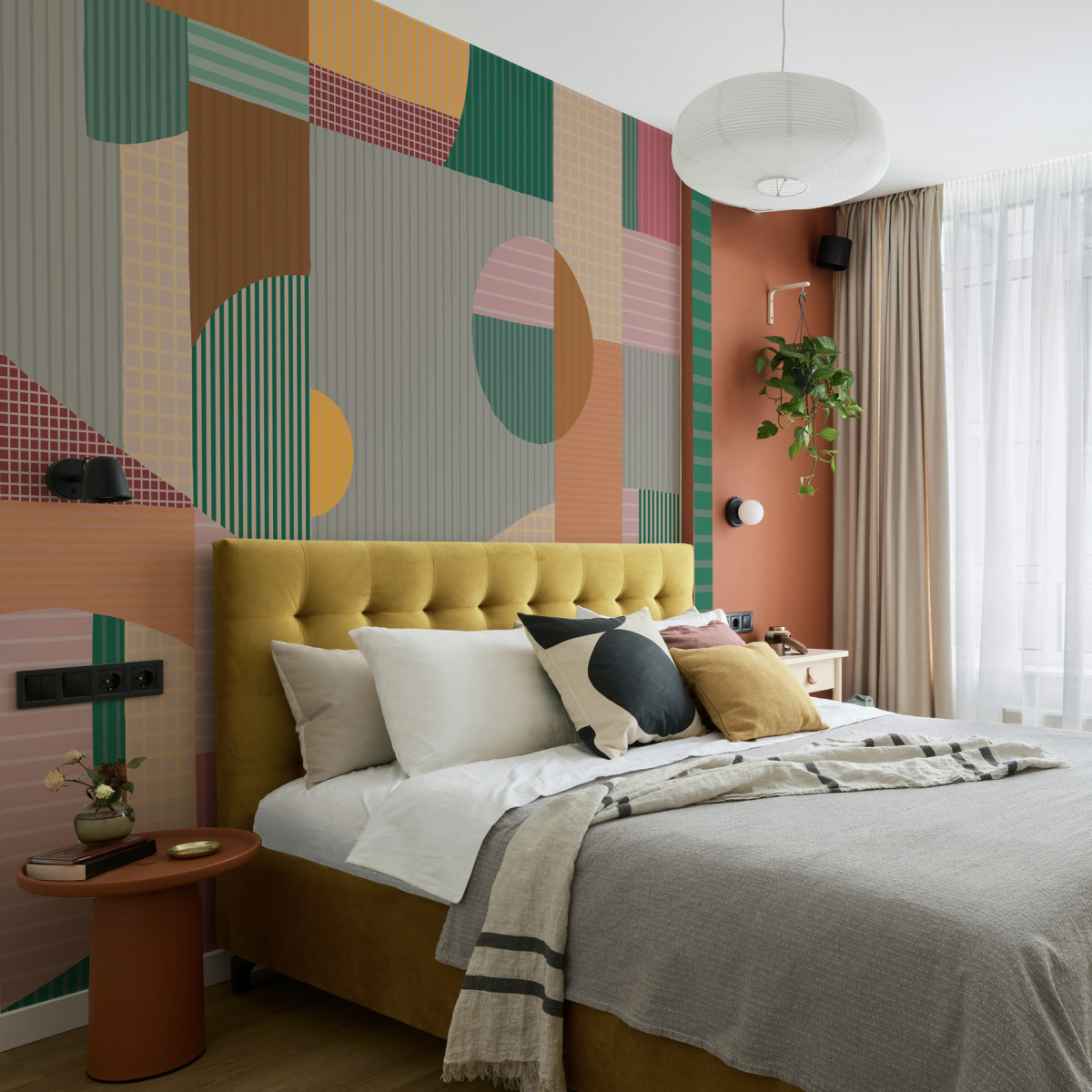 Papier peint panoramique Harmonies linéaires - Collection Axelle Design - Acte-Deco