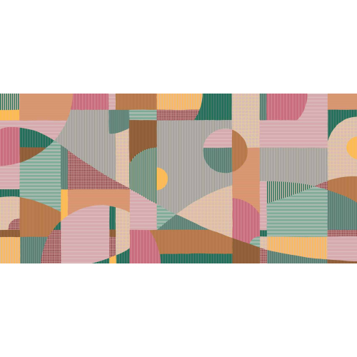 Papier peint panoramique Harmonies linéaires - Collection Axelle Design - Acte-Deco