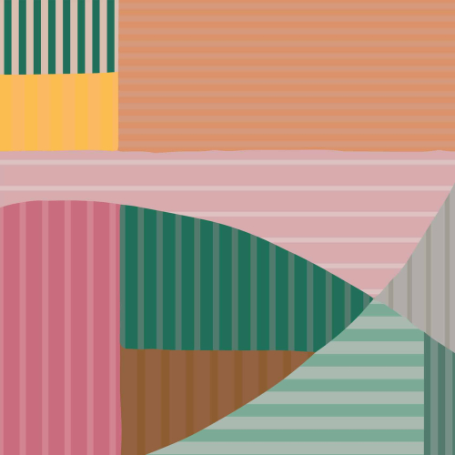 Papier peint panoramique Harmonies linéaires - Collection Axelle Design - Acte-Deco