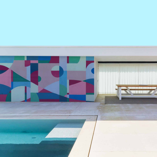 Outdoor wallpaper Decomposed Landscape - Collection Axelle Design - Acte-Deco