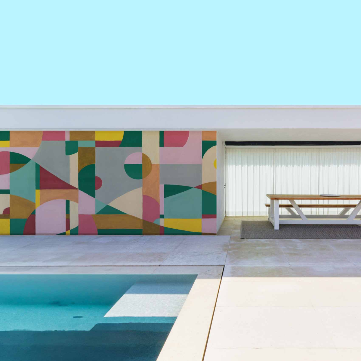 Outdoor wallpaper Decomposed Landscape - Collection Axelle Design - Acte-Deco