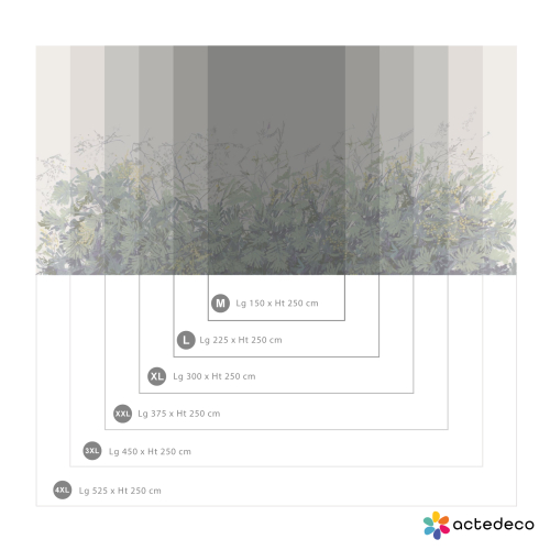 Panoramic wallpaper A travers les branches - Collection Casa Luci - Acte-Deco
