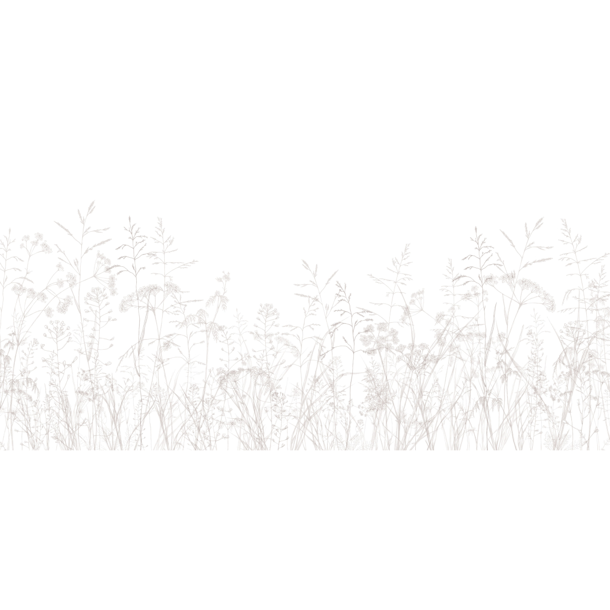 Papier peint panoramique Dans les champs - Collection Lulu au crayon - Acte-Deco