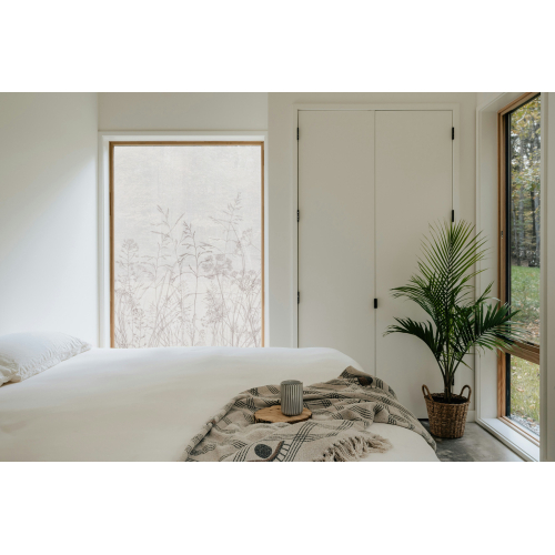 Vitrophanie Dans les champs - Textile Squid pour vitrage | Acte-Deco