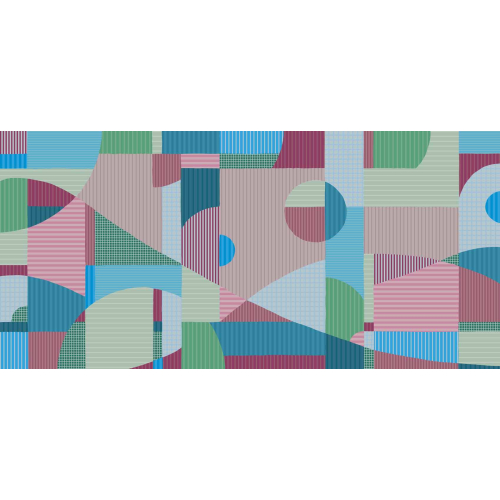 Decorative window film Harmonies linéaires - Decorative window film