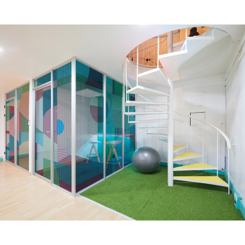 Decorative window film Harmonies linéaires - Decorative window film
