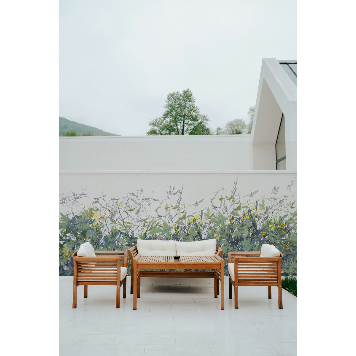 Décor extérieur A travers les branches - résistant aux UV