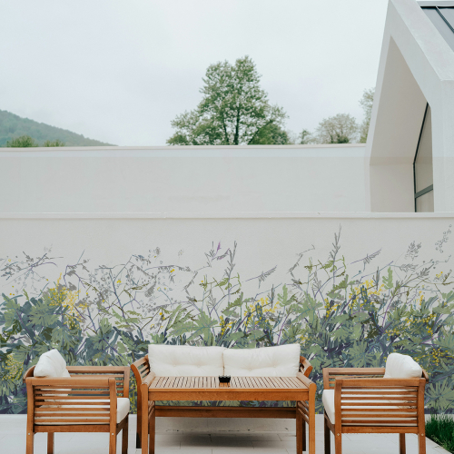 Décor extérieur A travers les branches - résistant aux UV