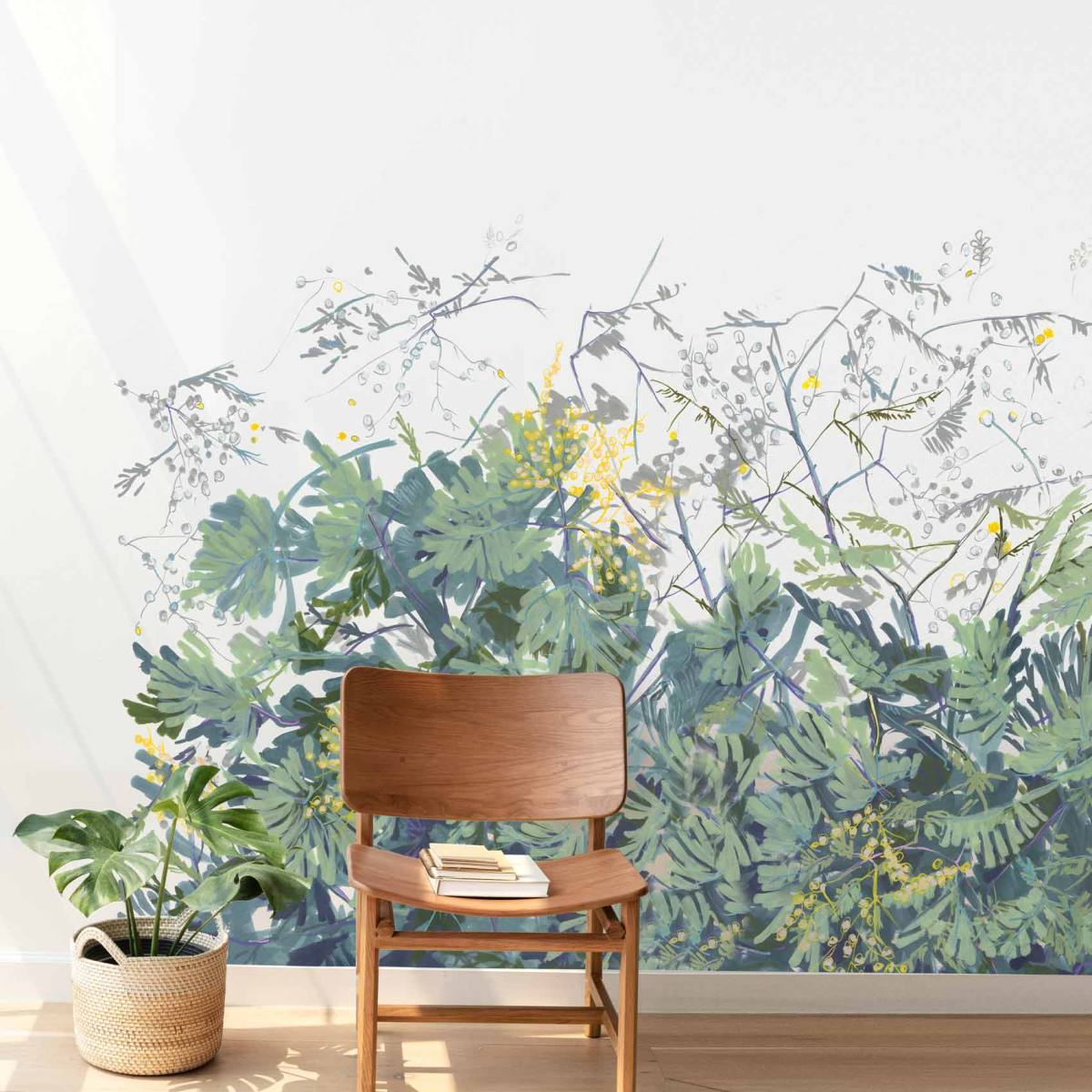 Panoramic wallpaper A travers les branches - Collection Casa Luci - Acte-Deco