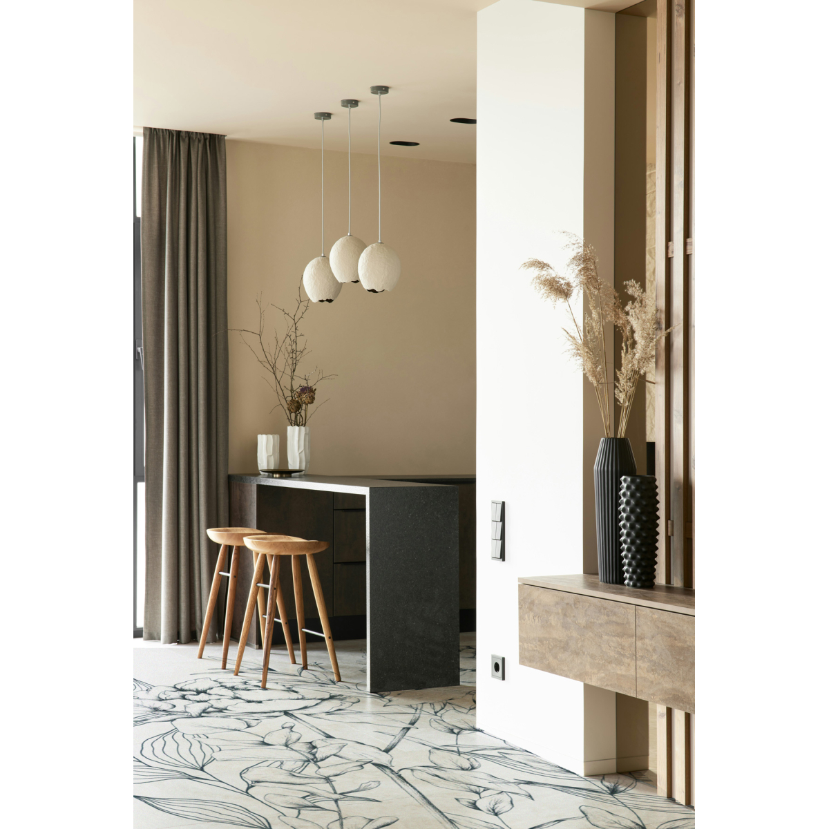 Lame de flots custom flooring for interior decoration