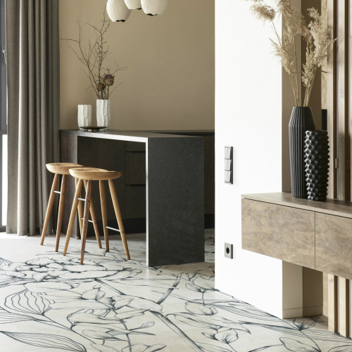 Lame de flots custom flooring for interior decoration