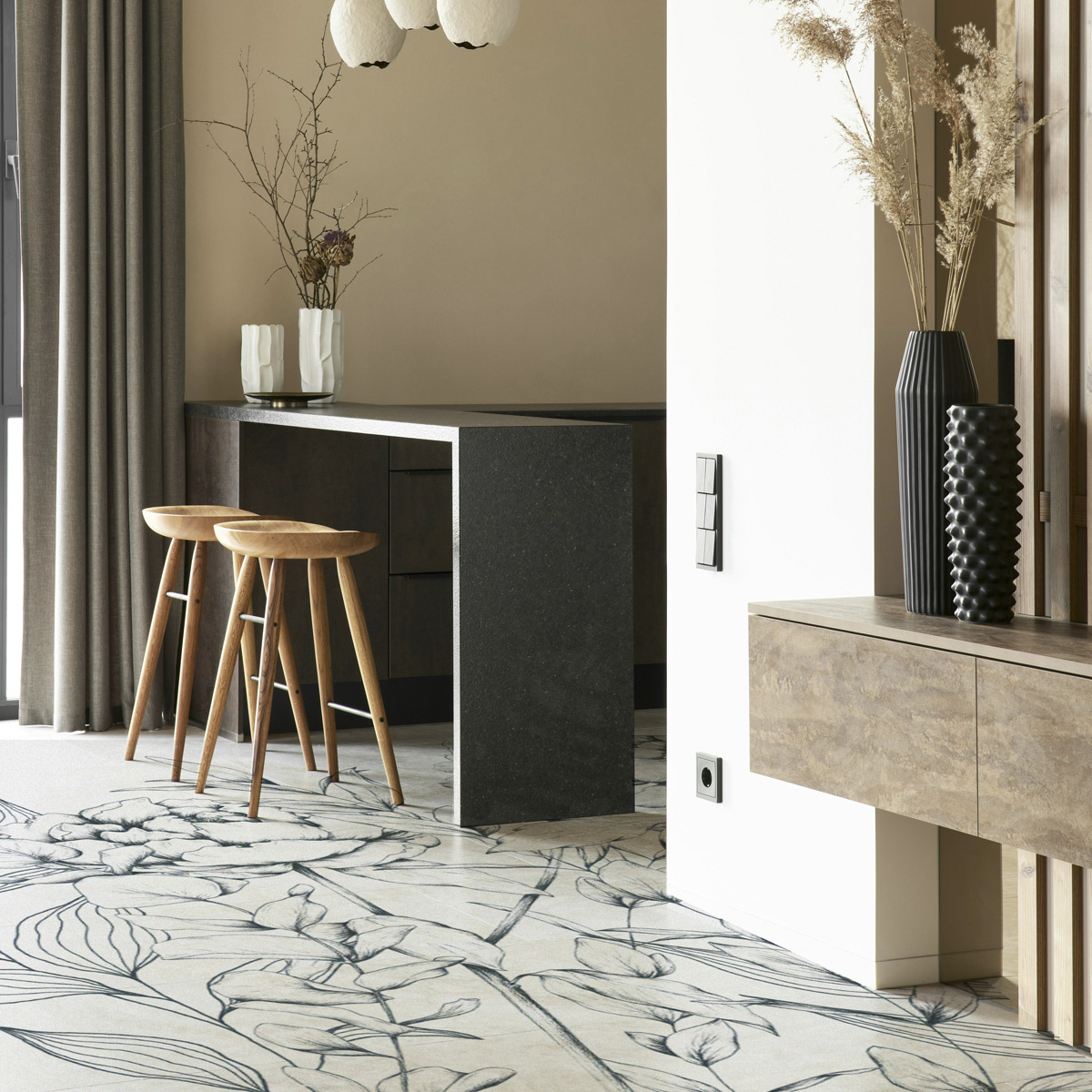 Pavimenti su misura Lame de flots per l'arredamento di interni