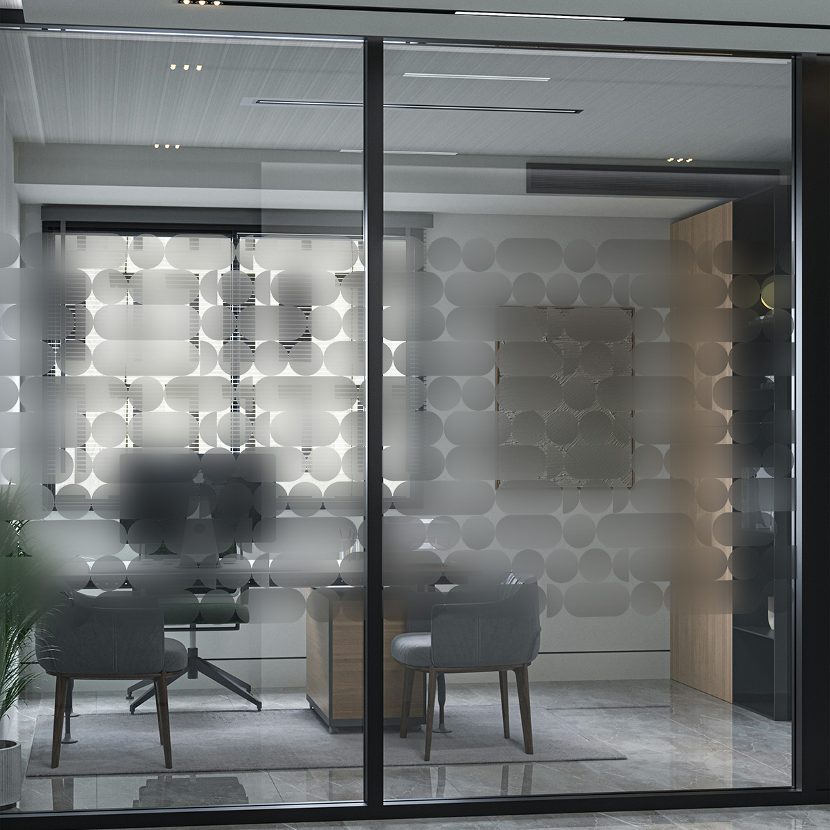 Pulse Fensterdekorationsfolie - Dekorative Fensterfolie