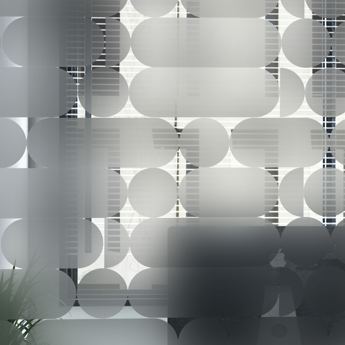 Pulse Fensterdekorationsfolie - Dekorative Fensterfolie