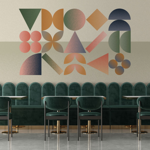 Papel pintado Prisma panorámico - Colección Paprika Replika - Acte-Deco