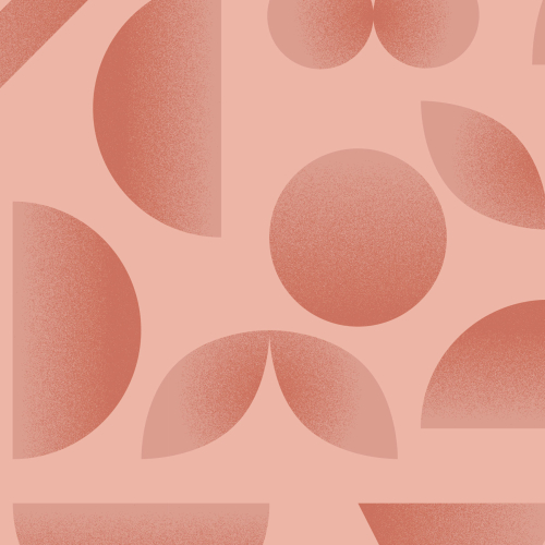 Panoramic Kaleido wallpaper - Paprika Replika collection - Acte-Deco