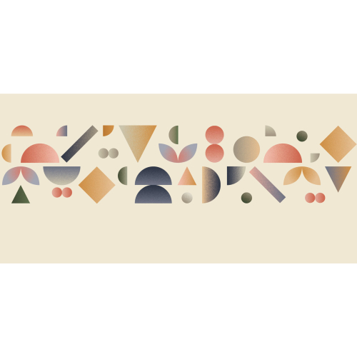 Tempo panoramic wallpaper - Paprika Replika collection - Acte-Deco