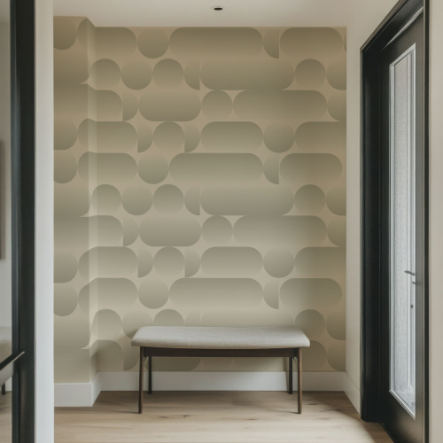 Prisma panoramic wallpaper - Collection Paprika Replika - Acte-Deco