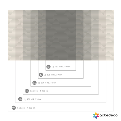 Prisma panoramic wallpaper - Collection Paprika Replika - Acte-Deco