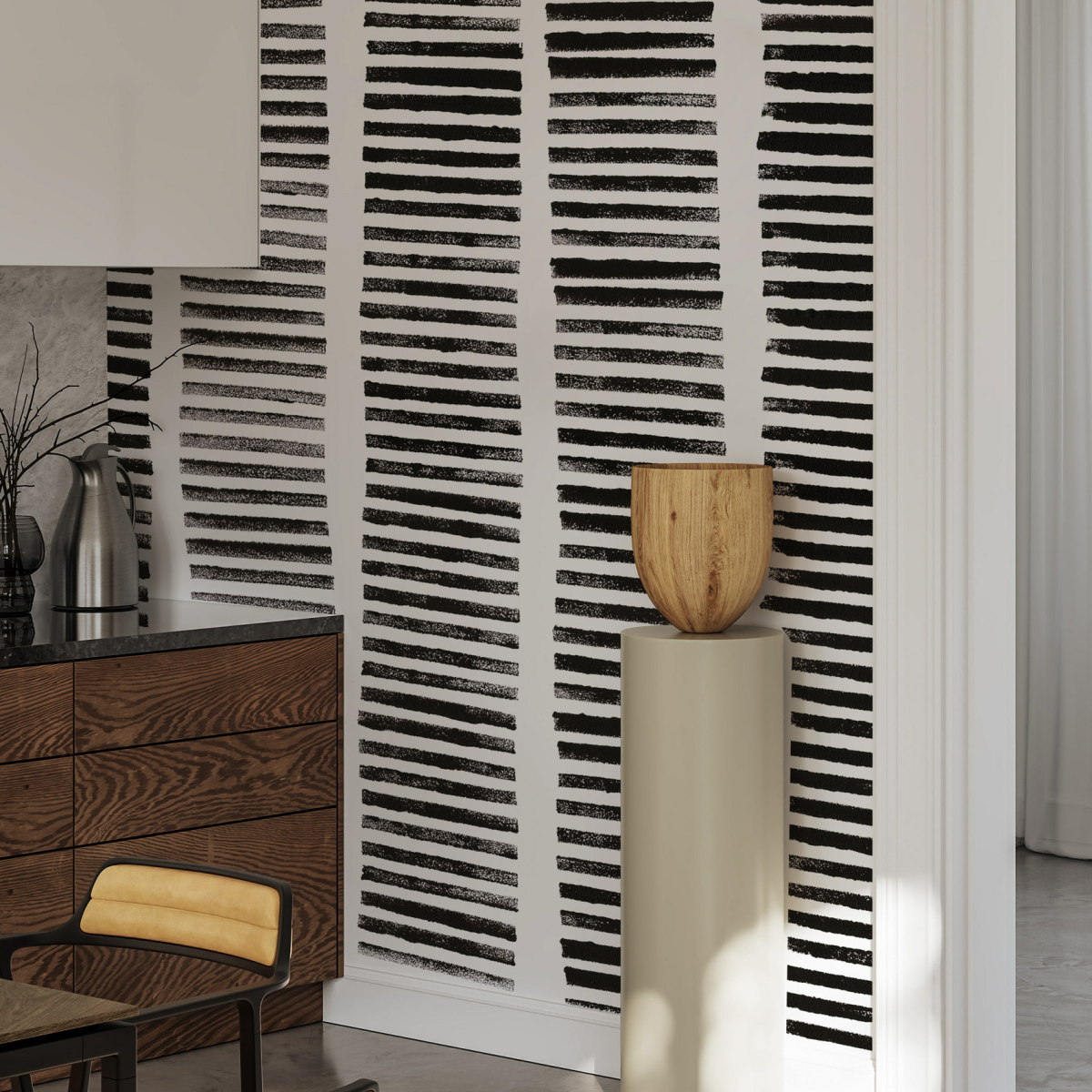 Panoramic Rondin wallpaper - Acte-Deco