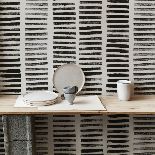 Panorama-Tapete schlucken - Acte-Deco