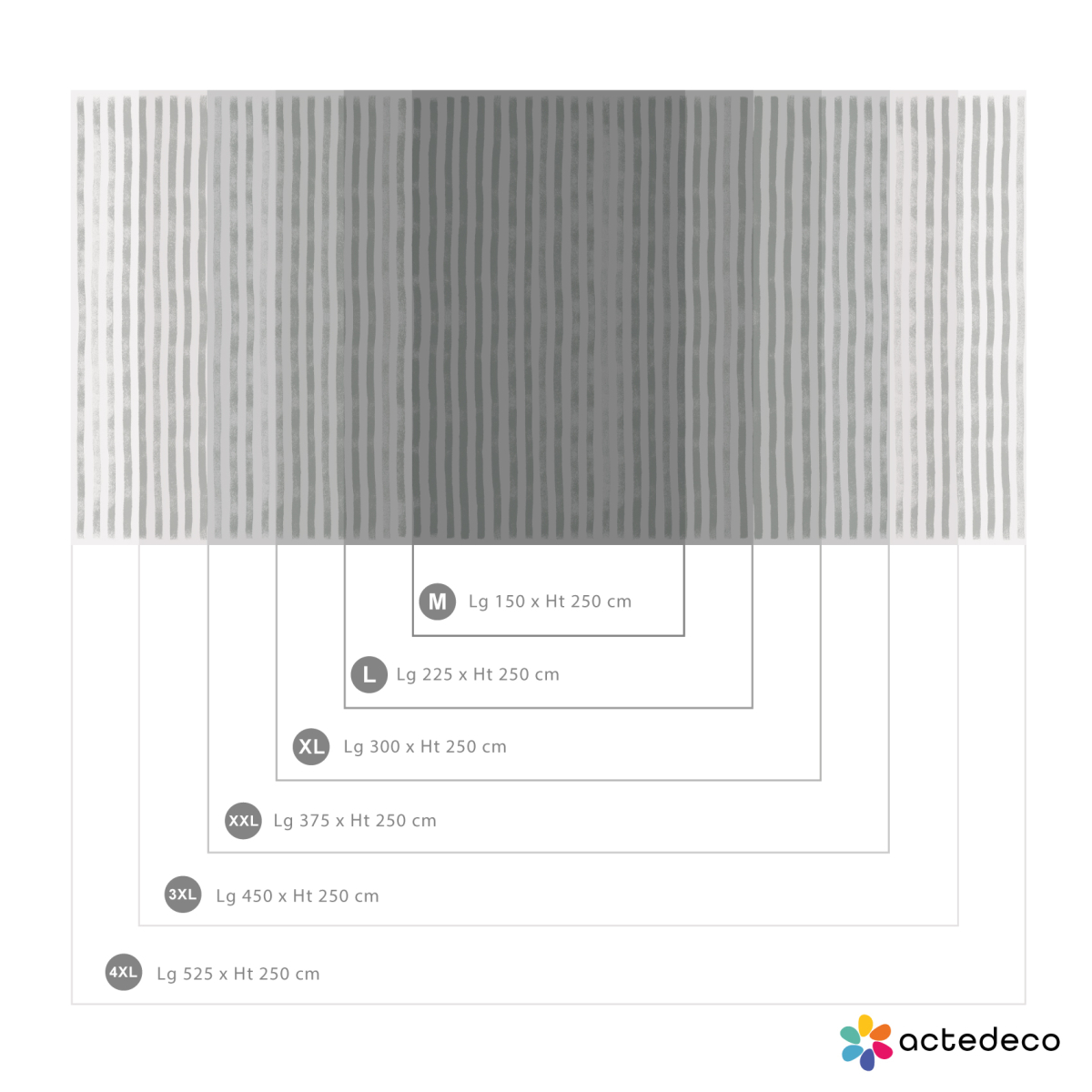 Panoramic Ecorce wallpaper - Acte-Deco