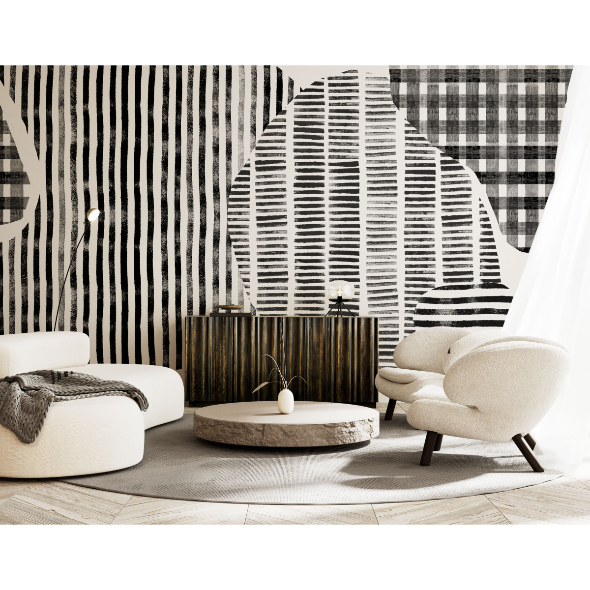 Papier peint panoramique canopee - Acte-Deco