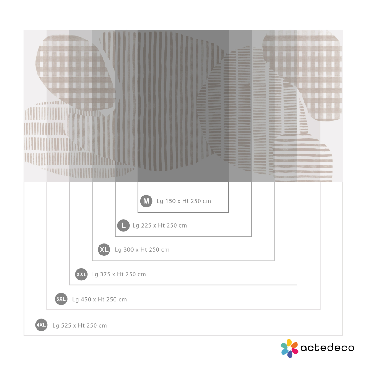 Panoramic canopee wallpaper - Acte-Deco