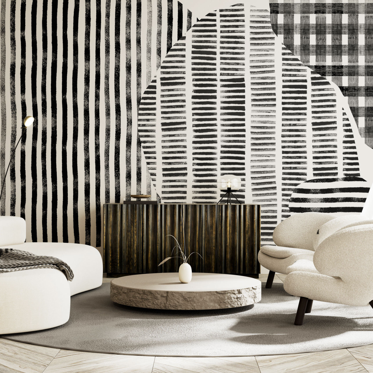 Papier peint panoramique canopee - Acte-Deco