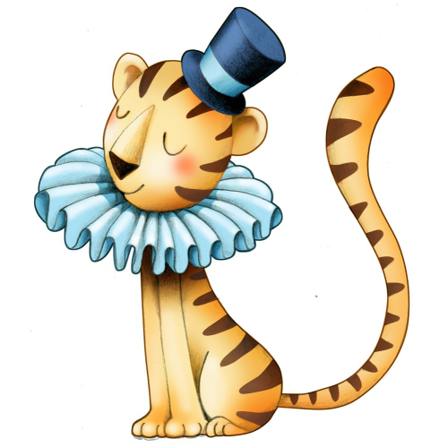 Circus 2 - Kleiner Tiger - Sticker