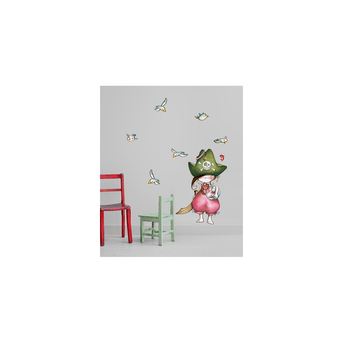 Pirata standing - Sticker