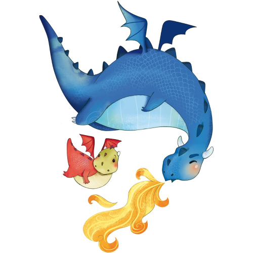 Sticker für Kinder Drache | Acte-Deco