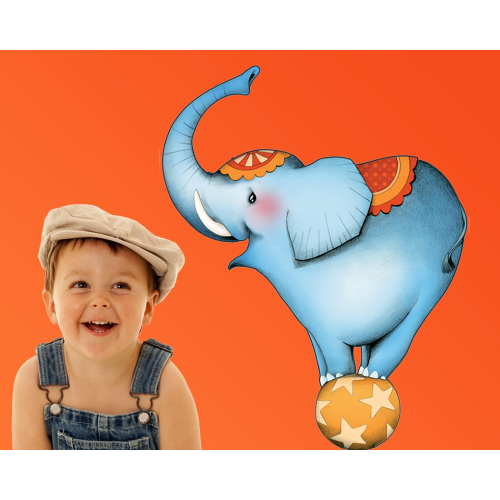 Circus 1 - Der Elefant - Sticker