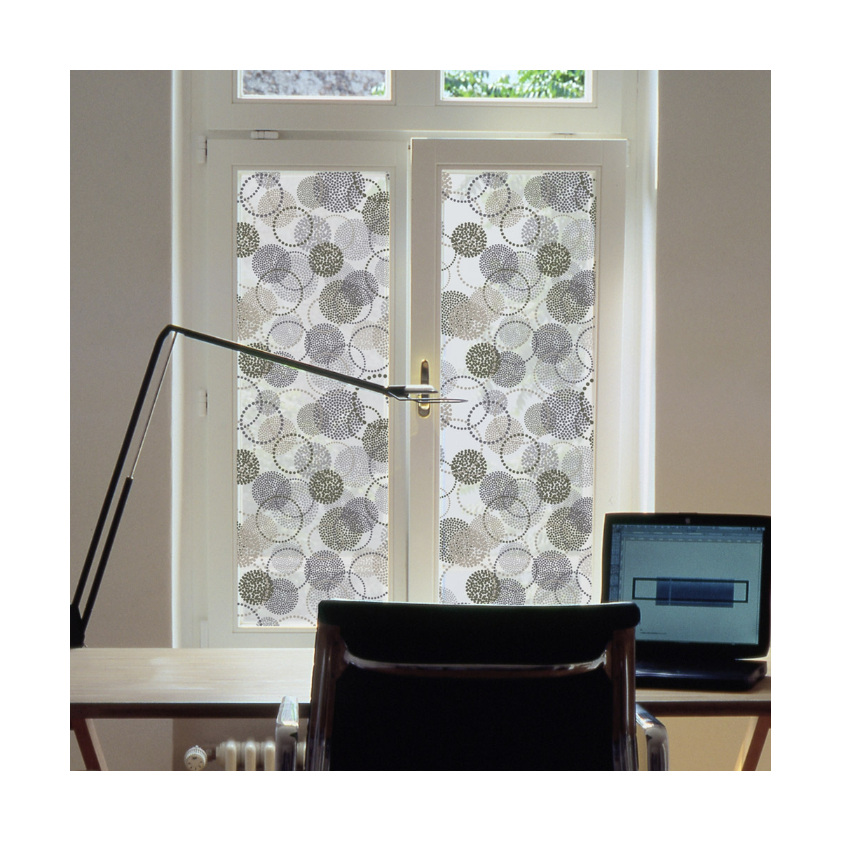 Fensterfolie Kreise