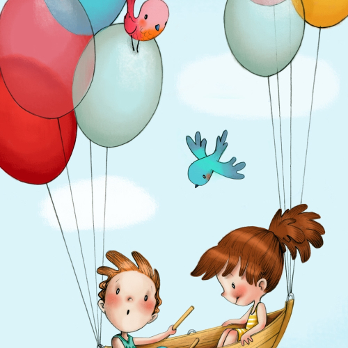Papel pintado PF "Dans les airs