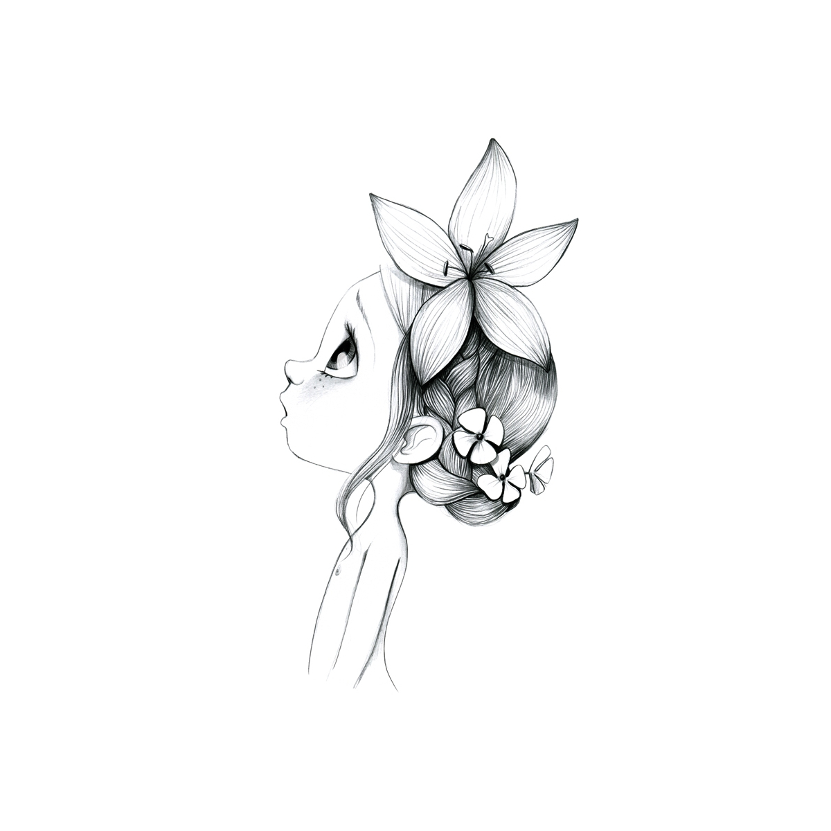 Tableau Wild girl 02-bw Tableau Wild girl 02-bw